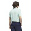 adidas Golf Originals Gents All Over Trefoil Polo Shirt Clear Mint - Chalk White