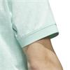adidas Golf Originals Gents All Over Trefoil Polo Shirt Clear Mint - Chalk White