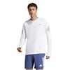 adidas Gents Iconic Running Long Sleeve Top White