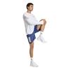 adidas Gents Iconic Running Long Sleeve Top White