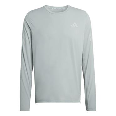 adidas Gents Iconic Running Longsleeve Top Wonder Sage