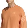 adidas Gents Iconic Long Sleeve Top Dusky Orange
