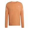 adidas Gents Iconic Long Sleeve Top Dusky Orange