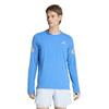 adidas Gents Iconic Running Longsleeve Top Blue
