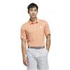 adidas Gents Ultimate365 Mesh Print CLIMACOOL Polo Shirt Dusky Orange