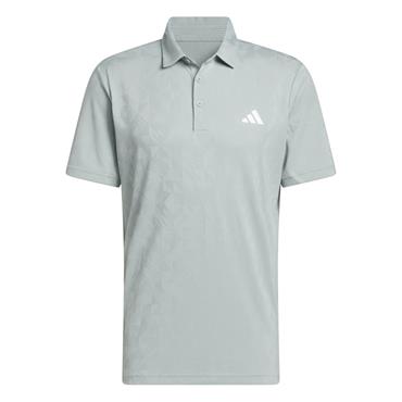 adidas Gents Ultimate365 Jacquard Polo Shirt Wonder Sage