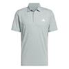 adidas Gents Ultimate365 Jacquard Polo Shirt Wonder Sage