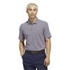adidas Golf Originals Gents Stripe Pique Polo Shirt Clear Pink - Night Indigo