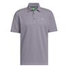 adidas Golf Originals Gents Stripe Pique Polo Shirt Clear Pink - Night Indigo