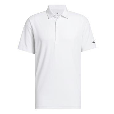 adidas Gents Ultimate365+ Go-To Print Polo Shirt White - Grey Three