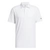 adidas Gents Ultimate365+ Go-To Print Polo Shirt White - Grey Three