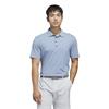 adidas Gents Ultimate365+ Go-To Print Polo Shirt Dusky Petrol - Crystal Sky