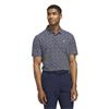 adidas Gents Ultimate365+ Soft Print Polo Shirt Collegiate Navy - White