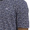 adidas Gents Ultimate365+ Soft Print Polo Shirt Collegiate Navy - White