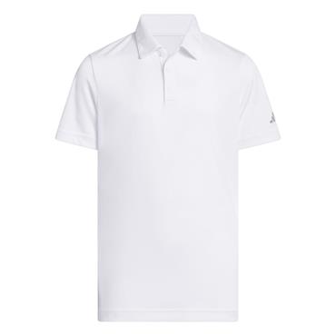 adidas Junior - Boys Performance Short Sleeve Polo Shirt White