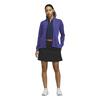 adidas Ladies Performance Textured Full - Zip Jacket Dual Indigo