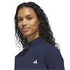 adidas Ladies Texture Full Zip Jacket Collegiate Navy