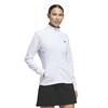 adidas Ladies Performance Textured Full - Zip Jacket White