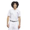 adidas Gents Ultimate365 Tour Cool Feel Print Polo Shirt Wonder Sage