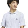 adidas Gents Ultimate365 Tour Cool Feel Print Polo Shirt Crystal Sky