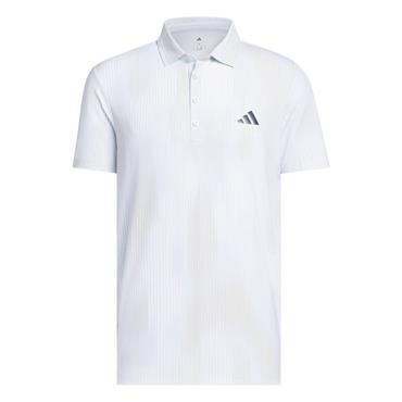 adidas Gents Ultimate365 Tour Cool Feel Print Polo Shirt Crystal Sky
