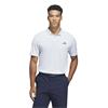 adidas Gents Ultimate365 Tour Seamless Polo Shirt Crystal Sky - White
