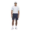 adidas Gents Ultimate365 Tour Seamless Polo Shirt Crystal Sky - White