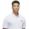 adidas Gents Ultimate365 Tour Seamless Polo Shirt Crystal Sky - White