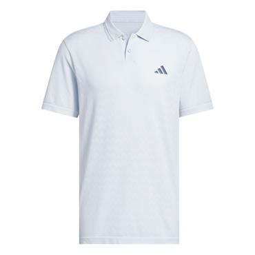 adidas Gents Ultimate365 Tour Seamless Polo Shirt Crystal Sky - White