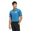 adidas Gents Ultimate65 Mini Bunker Ryder Cup 2027 Polo Shirt Lucid Ray Blue