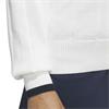adidas Ladies Ultimate365+ Knit Crew Sweatshirt White