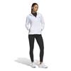 adidas Ladies Ultimate365+ Course Control Hybrid 1/4 - Zip Hooded Jacket White