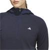 adidas Ladies Ultimate365+ Course Control Hybrid 1/4 - Zip Hooded Jacket Collegiate Navy