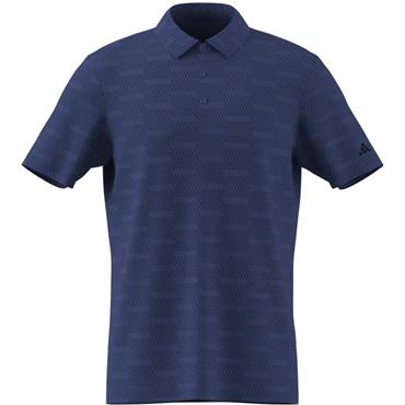 adidas Gents Ultimate 365 Jacquard Polo Shirt Dual Indigo