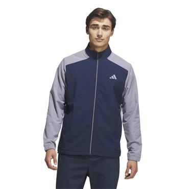 adidas Gents Ultimate365 Wind Woven Full Zip Sweatshirt Slate - Collegiate Navy