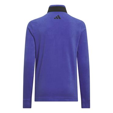 adidas Boys Fleece Jacket Dual Indigo