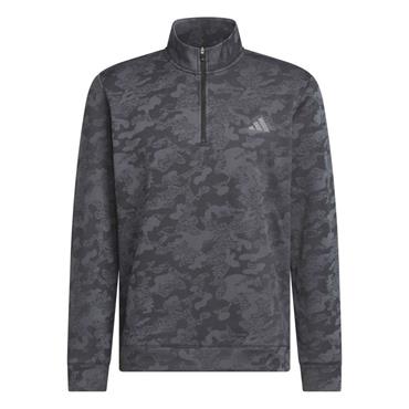 adidas Gents Ultimate365 Durable Water Repellent 1/4 Zip Black - Grey 4
