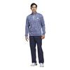 adidas Gents Ultimate365 Durable Water Repellent 1/4 Zip Sweatshirt Dual Indigo - Frozen Lemon