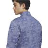 adidas Gents Ultimate365 Durable Water Repellent 1/4 Zip Sweatshirt Dual Indigo - Frozen Lemon