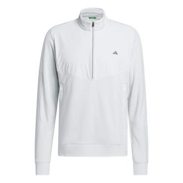 adidas Gents Ultimate365+ Course Control Hybrid 1/4 Zip Sweats Clear Grey