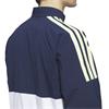 adidas Gents Beyond Twistweave Full-Zip Windbreaker White - Collegiate - Navy
