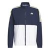 adidas Gents Beyond Twistweave Full-Zip Windbreaker White - Collegiate - Navy