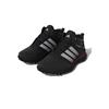 adidas Gents R2C Mid Climaproof Wide Golf Shoes Black - Silver Met - Maroon