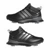 adidas Gents R2C Mid Climaproof Wide Golf Shoes Black - Iron Met - Silver Met