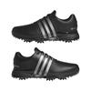 adidas Gents Tour360 Gore-Tex Golf Shoes Black - Iron Met - Lucid Red