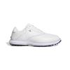 adidas Ladies MC70 Spikeless Golf Shoes White - Frozen Purple
