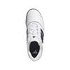 adidas Ladies Alphaflex Zoysia Spikeless Golf Shoes White - Collegiate Navy - Silver Met