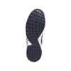 adidas Ladies Alphaflex Zoysia Spikeless Golf Shoes White - Collegiate Navy - Silver Met