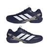 adidas Gents Adizero Ubersonic 5 Clay Tennis Shoes Dark Blue (Navy) - Ftwr White - Cyber Metallic