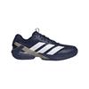 adidas Gents Adizero Ubersonic 5 Clay Tennis Shoes Dark Blue (Navy) - Ftwr White - Cyber Metallic